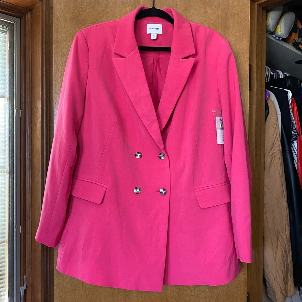 Hot Pink Nine West Blazer